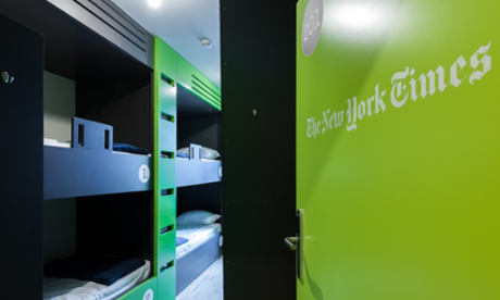 Backstay Hostel Ghent. New York Times dorm rooms