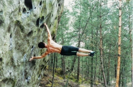Bouldering at Fontainebleau