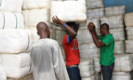 Preparing nets for distribution during a long lasting insecticidal nets campaign in Anambra