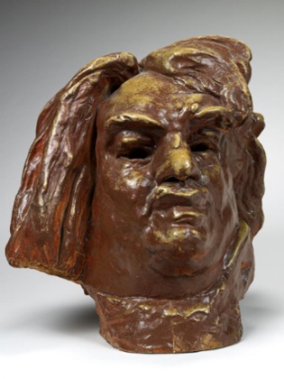 Monumental head of Balzac