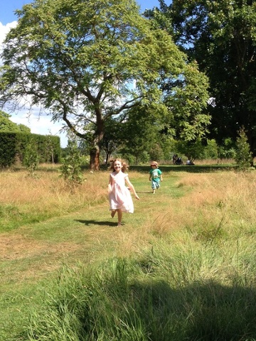 'Barefoot summer: Racing at RHS Wisley in the glorious sunshine, 9-8-14'