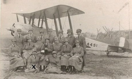My great Aunt Annie: Annie looks to have been a pilot, but according to her discharge papers she was a rigger (she is the one marked with a cross) She eventually emigrated to America. The plane we think is a Sopwith Pup. Anne was based in RAF Uxbridge and discharged 'exemplary' 08.08.1919.