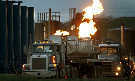Fracking site in North Dakota