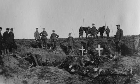 Death: Madness of war. Image taken at the German front by my Grandfather.