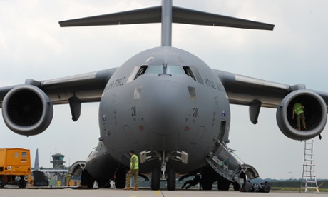 An RAAF Globemaster recently used in the MH17 investigation.