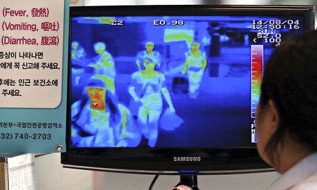 A thermal camera used at border control