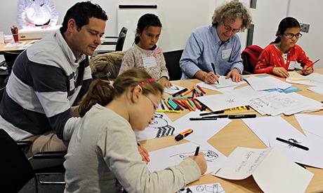 Education Centre - Cartoon and family art day October 2013