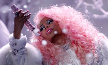 Nicki Minaj performs at the 40th American Music Awards in Los Angeles