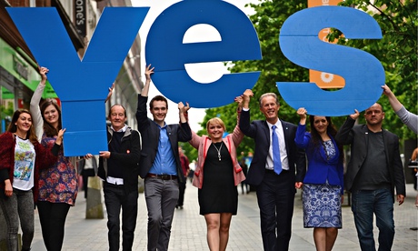 Yes Scotland campaigners
