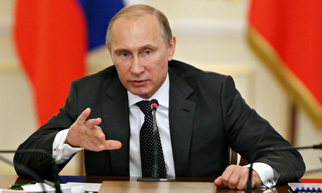 Russian President Vladimir Putin Hold A Government Meeting On Arms Manufacture