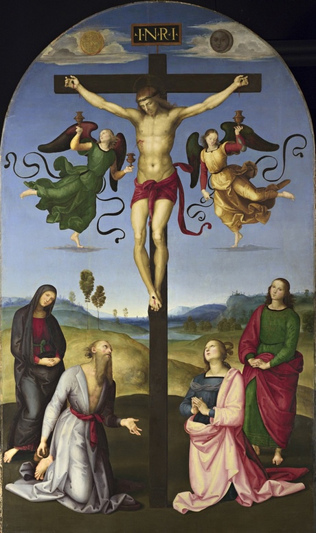suns 4 The Mond Crucifixion (c.1502-03) by Raphael.