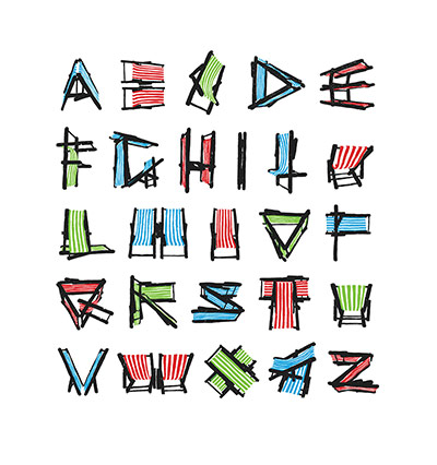 Snapshot: Deckchair Alphabet