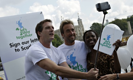 Scotland urged to vote no to independence by celebrities' open letter