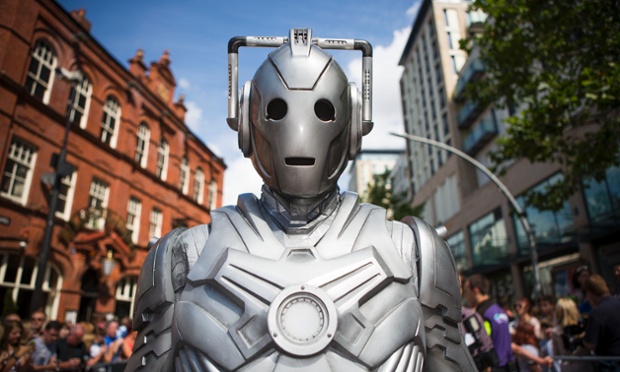 Watch out, cybermen about at the Cardiff premiere of Doctor Who.