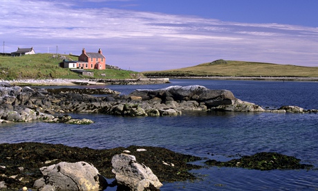 House on Shetland Islands, UK
