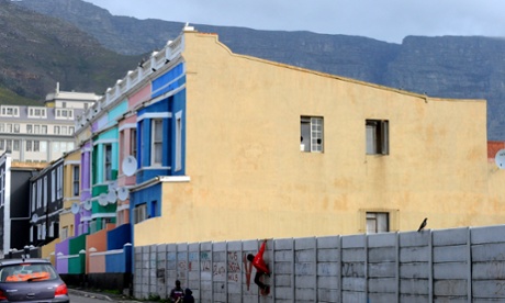 Gympie Street has mostly been renovated and is now painted in pastel colours.