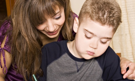 Caring for a child with a genetic disorder is tough but can be rewarding. Picture posed by models.
