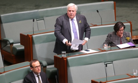 PUP Leader Clive Palmer rises to ask a question on the copayment.