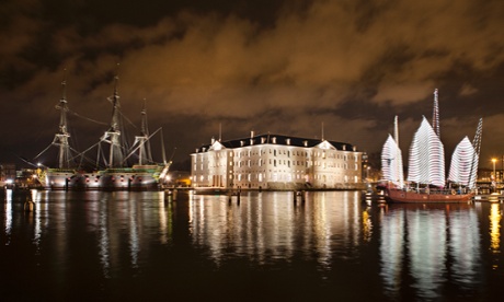 Amsterdam lights show