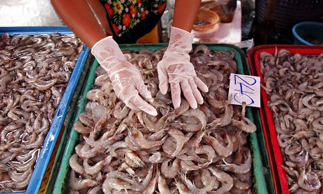 A Thai fresh fish-seller 