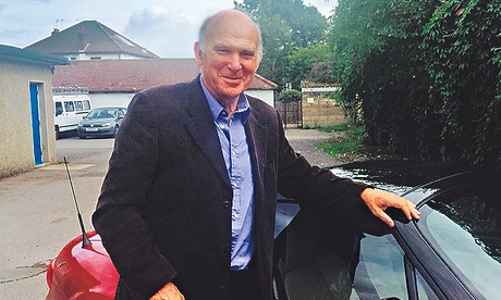 Vince cable with Mazda MX-5