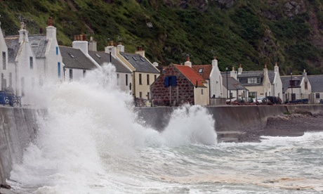 The famous coastal village of Pennan, Aberdeenshire, Scotland.