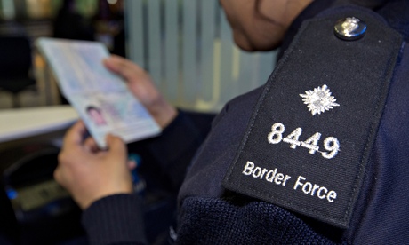 Immigration figures Border Force officer 