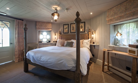 Bedroom at The Pig on the Beach hotel in Dorset