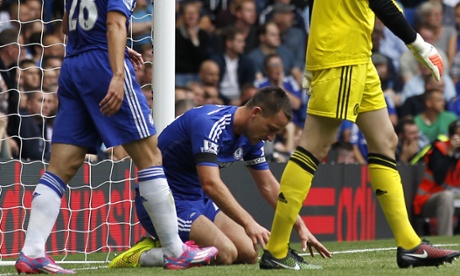 John Terry scores an own goal.