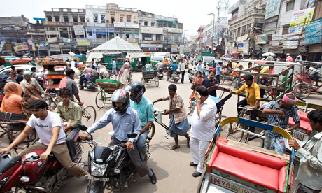 Traffic in Delhi