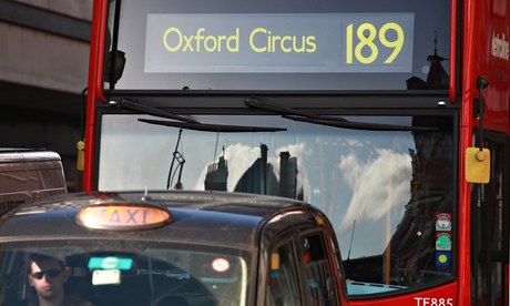 Oxford Street-bound … but how do they figure out the numbers? Photograph: Frank Baron for the Guardi