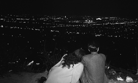 City lights … view of Hollywood, 1951.
