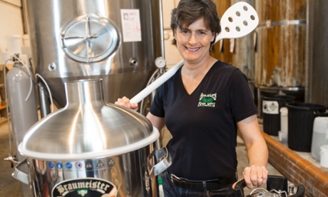 Sara Barton, of Brewsters Brewery, taking a look at the latest in homebrew technology.