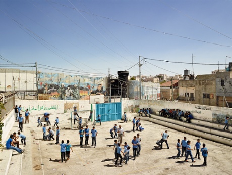 Aida boys’ school. Aida refugee camp, Bethlehem, photographed 8 September 2013