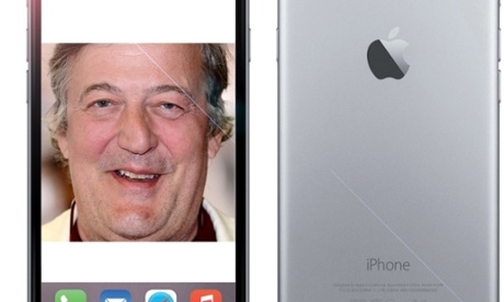 Stephen Fry: a thick skin when it comes to Apple-haters. Photograph: Apple Inc / Handout/Apple