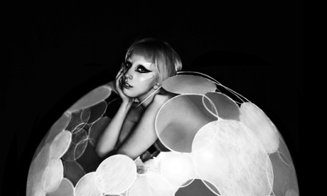 Lady Gaga in the Bubelle emotion sensing dress