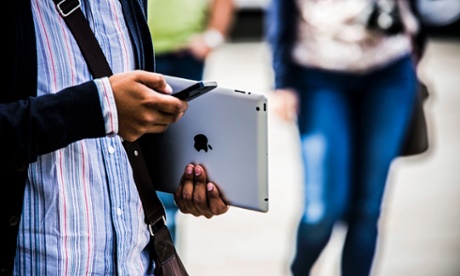 A man using a mobile phone