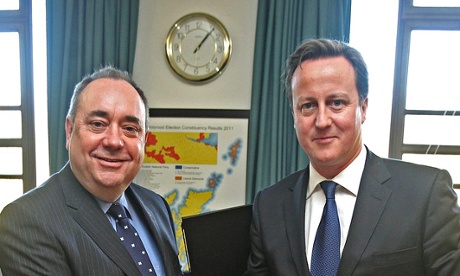 David Cameron and Alex Salmond
