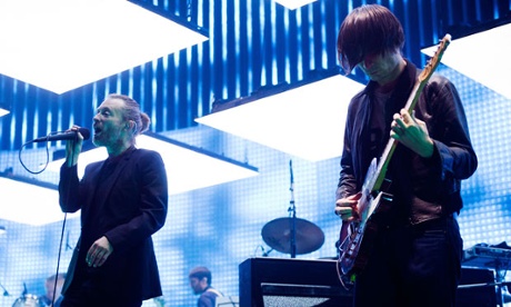 Radiohead perform at the O2 in London on 8 October 2012