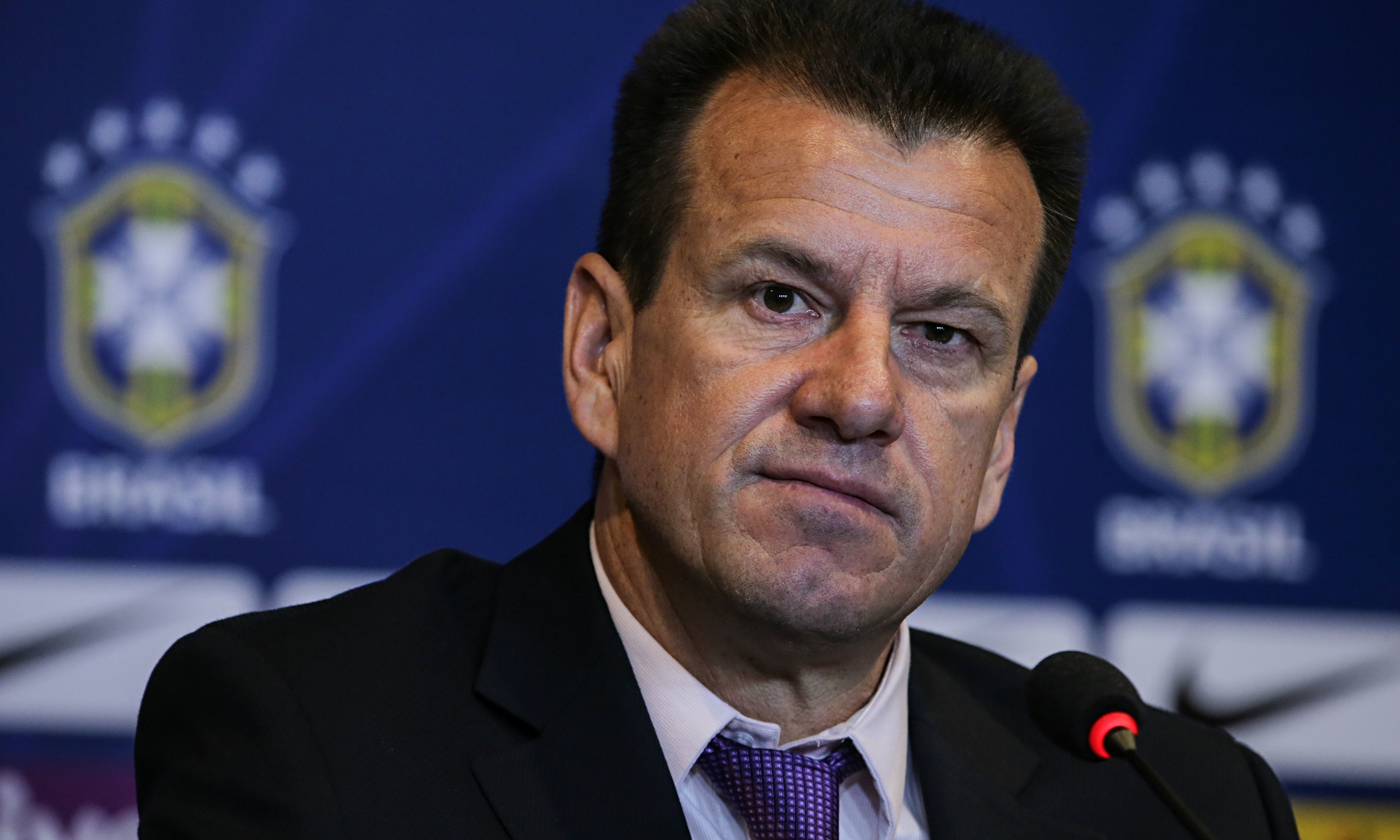 Dunga Mission To Restore Brazil Pride Makes Colombia Game No Friendly Football The Guardian