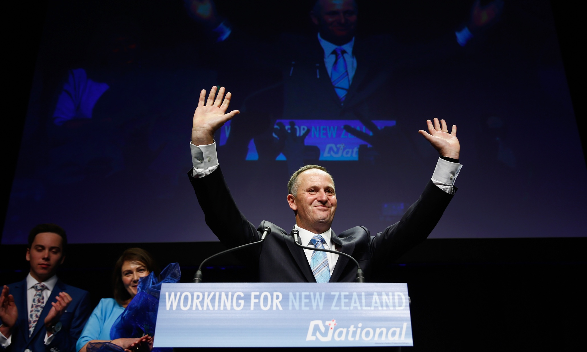 New Zealand election National party's John Key claims victory as it