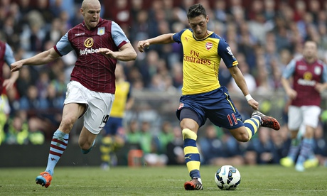 Aston Villa v Arsenal at Villa Park