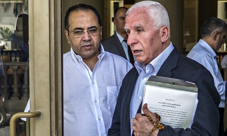 Palestinian Fatah delegation chief Azzam al-Ahmed