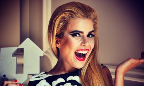 Paloma Faith as she celebrates topping the single's charts with the Sigma track Changing,