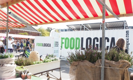 Food market in Amsterdam