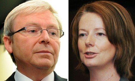 Kevin Rudd and Julia Gillard
