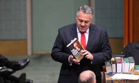 The Treasurer Joe Hockey during question time in the House of Representatives this afternoon, Thursday 25th September 2014