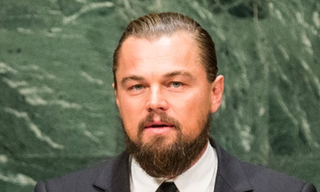  Leonardo DiCaprio at the UN climate summit in New York, 23 September 2014.