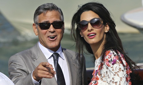 Hot News: George Clooney and Amal Alamuddin appear together after Venice wedding