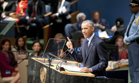 United States president Barack Obama at the UN climate summit